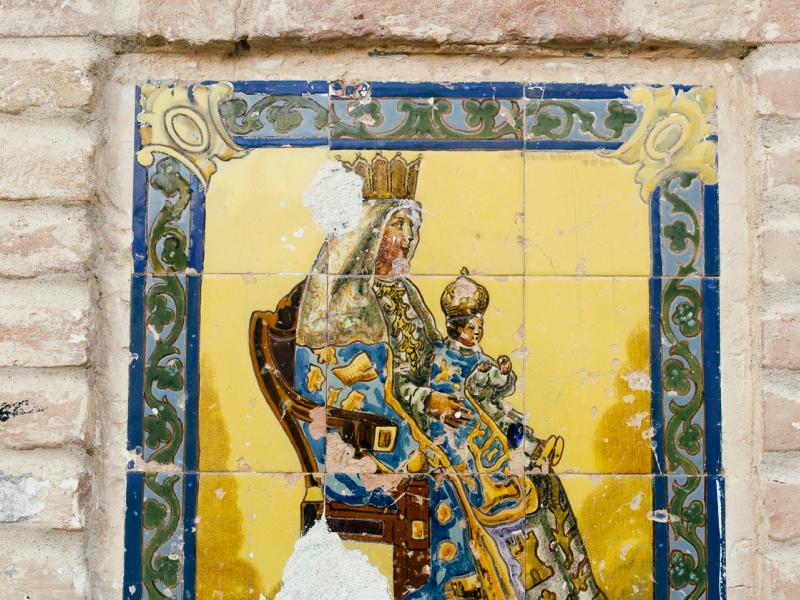 La Campana-Mosaico de Virgen