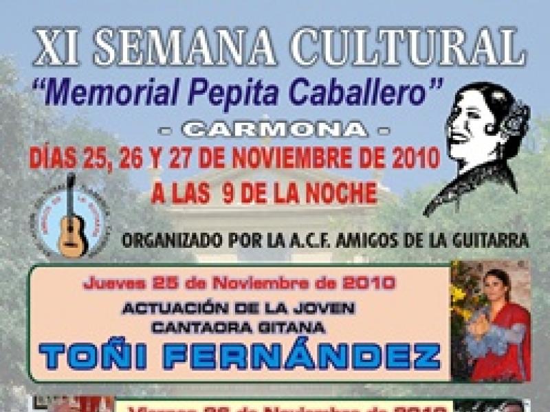 2010 La Semana Cultural "Memorial Pepita Caballero" 