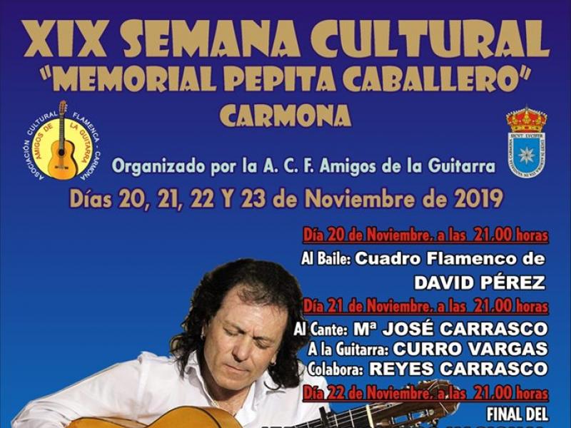 2019 La Semana Cultural "Memorial Pepita Caballero" 