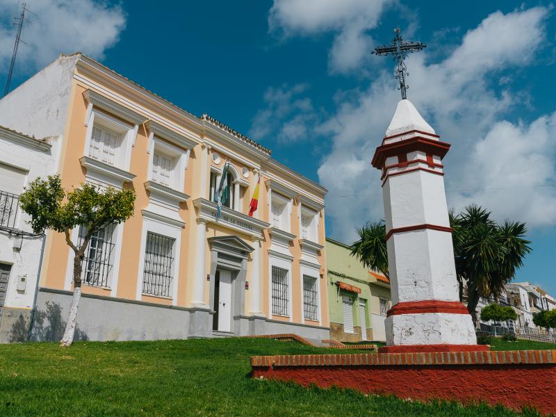 Las Cabezas de San Juan-Fachada principal de la Casa de la Cultura