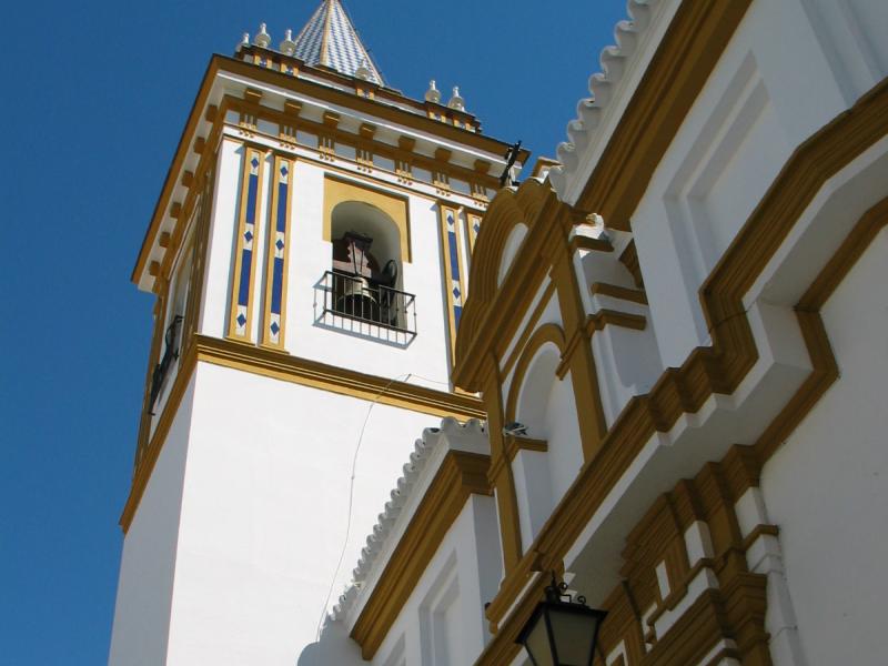 Coria del Río.Torre de la Iglesia de Nuestra Señora de la Esterlla