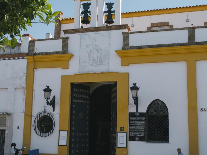Santiponce. Iglesia de San Isidoro y San Geroncio, entrada