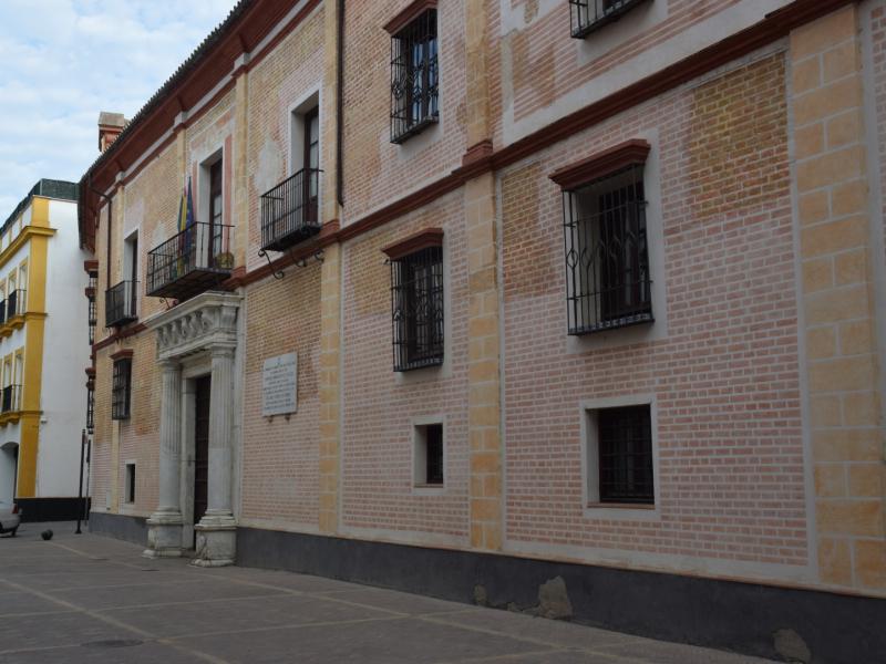 Vista de la fachada del palacio de miguel de mañara
