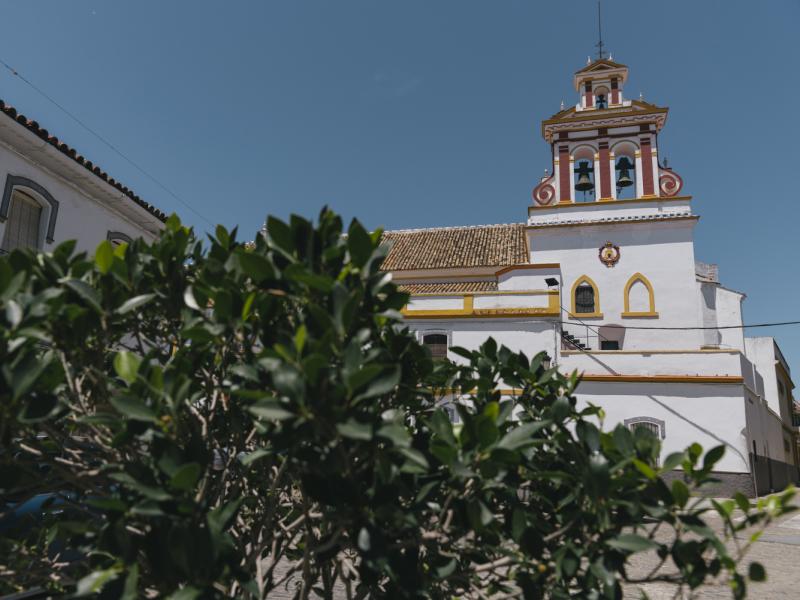 Guillena. Torre campanario de la iglesia de Ntra. Sra. de la Granada