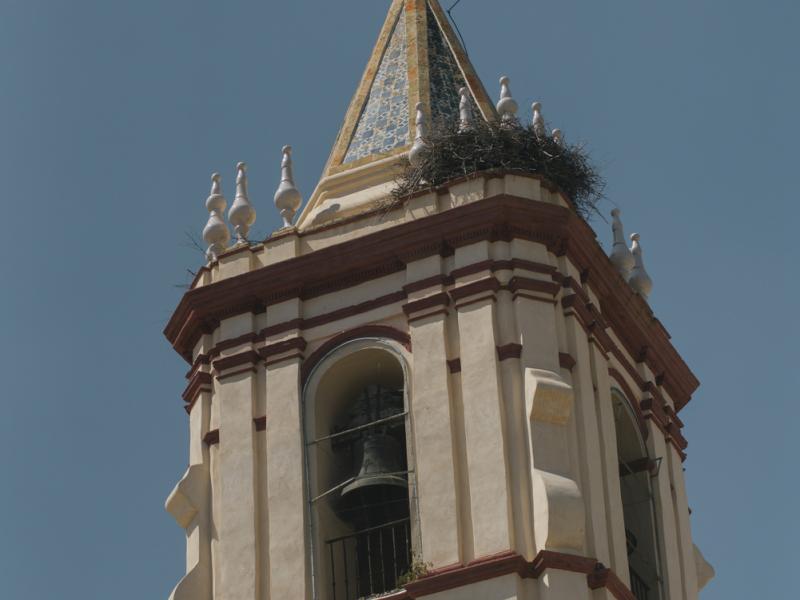 Huévar del Aljarafe. Campanario de la iglesia de Ntra. Sra. de la Asunción
