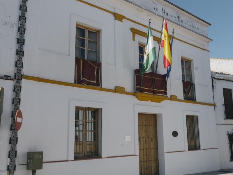 Castilblanco de los Arroyos. Vista de la fachada del ayuntamiento