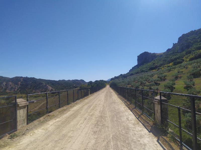 Vía Verde sobre el viaducto de Zaframagón-Coripe