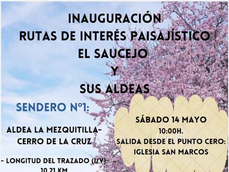 Inauguración Rutas de Interés Paisajístico El Saucejo y Sus Aldeas