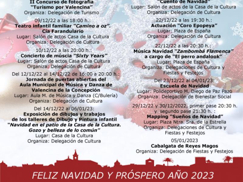 Agenda de Navidad de Valencina de la Concepción	