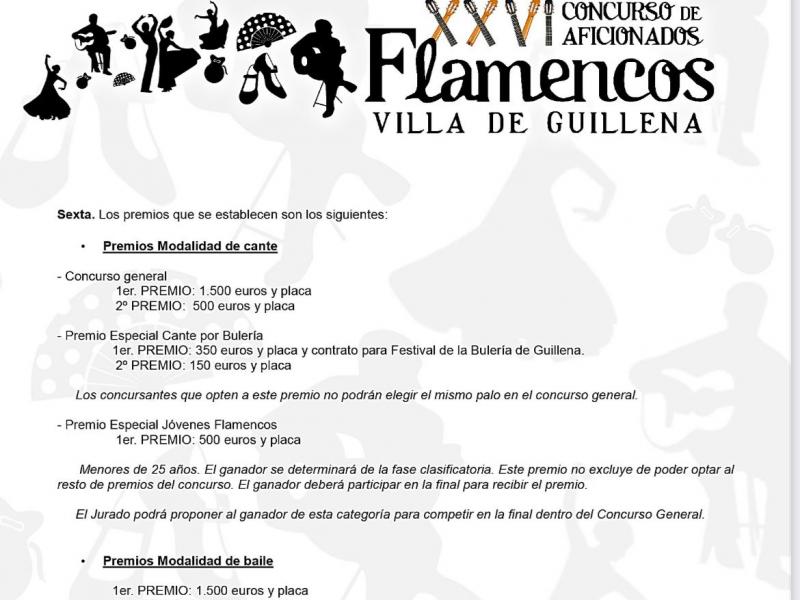 XXVI Concurso de Aficionados Flamencos Villa de Guillena