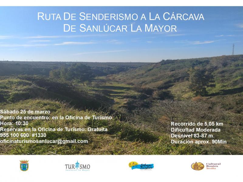 Ruta de Senderismo gratuita guiada a la Cárcava de Sanlúcar La Mayor