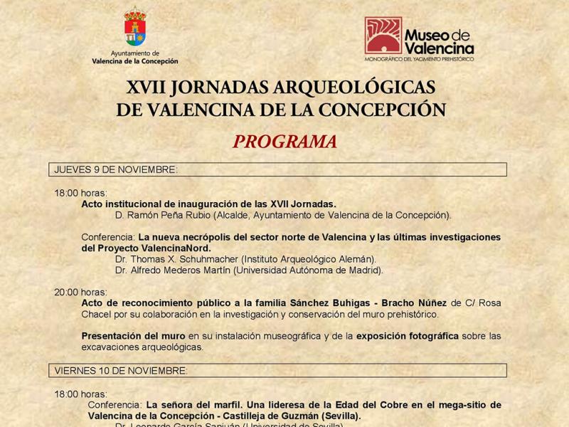 XVII Jornadas Arqueológicas de Valencina