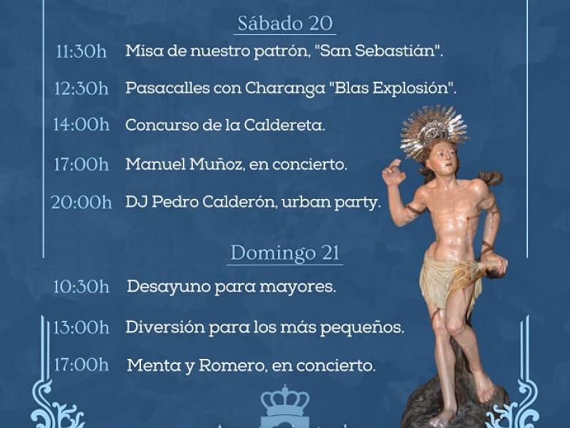 Fiestas Patronales en Honor a San Sebastián “Las Calderetas”