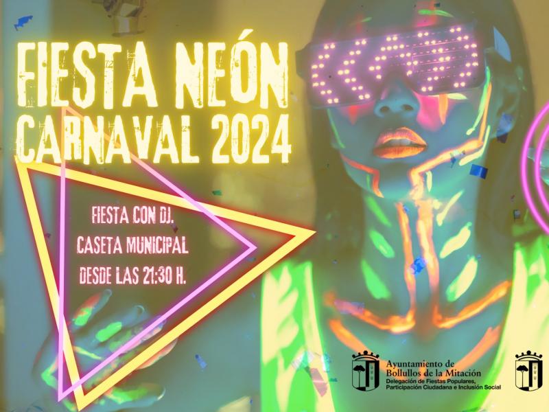 Fiesta Neón para el Carnaval 2024
