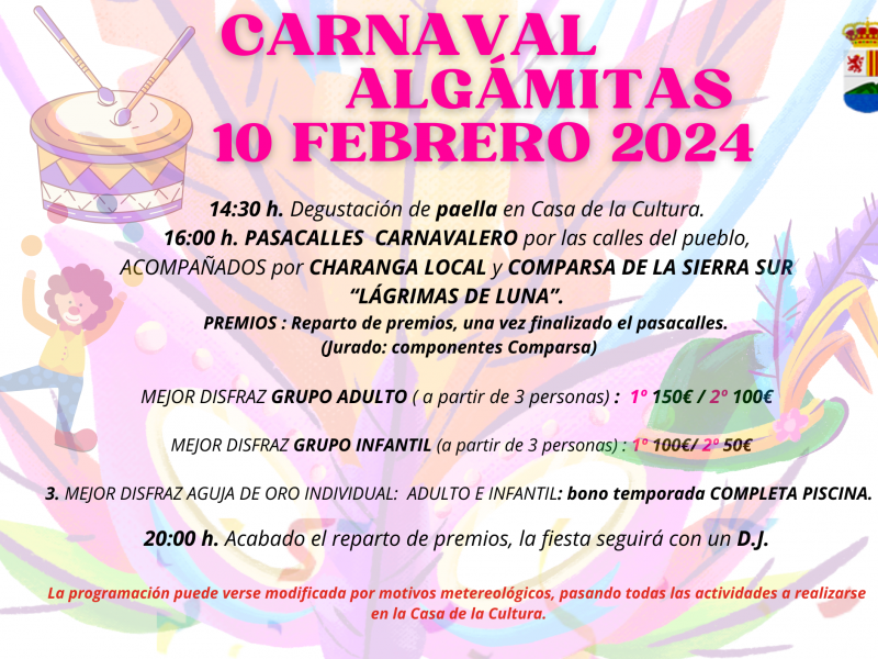 Carnaval Algámitas 2024