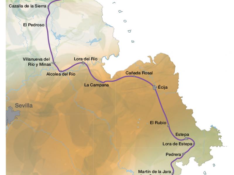 Camino a Santiago: Camino de la Frontera