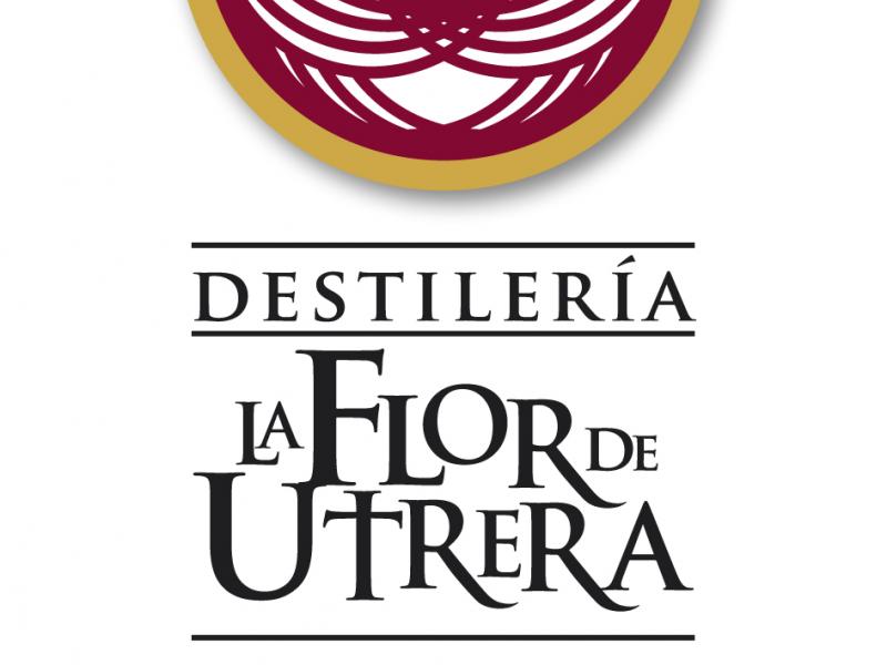 Utrera. Destilería La Flor de Utrera. Logotipo de la marca