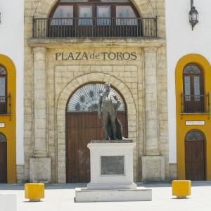 Espartinas. Puerta de la Plaza de Toros