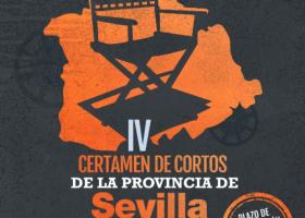 Cartel del IV Certamen de Cortos de la provincia de Sevilla