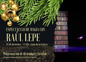 Navidad: Espectáculo de magia con Raúl Lepe	